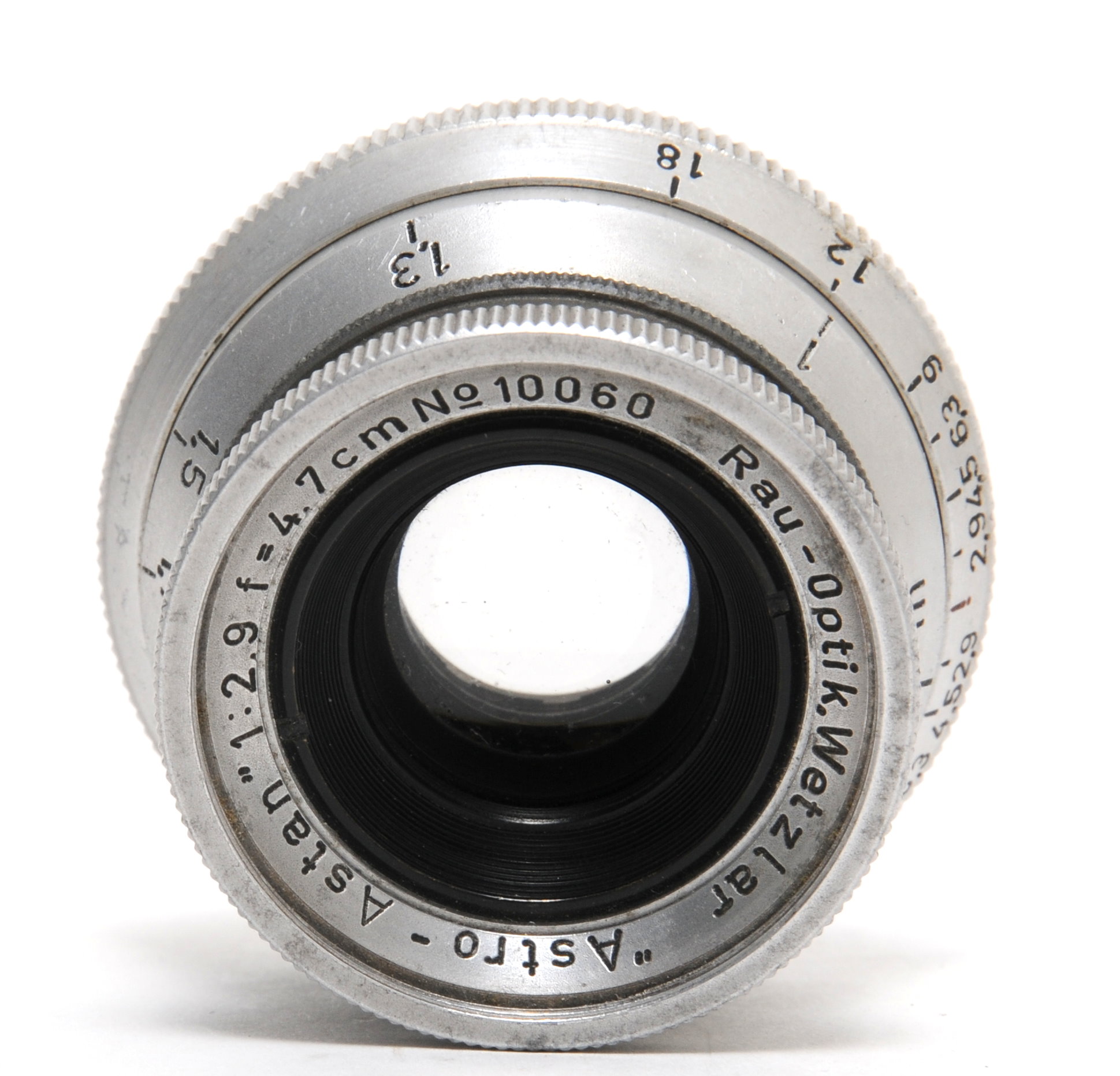 e*r様 239 Astro Rau-Optik Wetzlar Astanf= Rau Optik Wetzlar Astro-Astan 2.9/4.7cm lens for SLR Vormbruck
