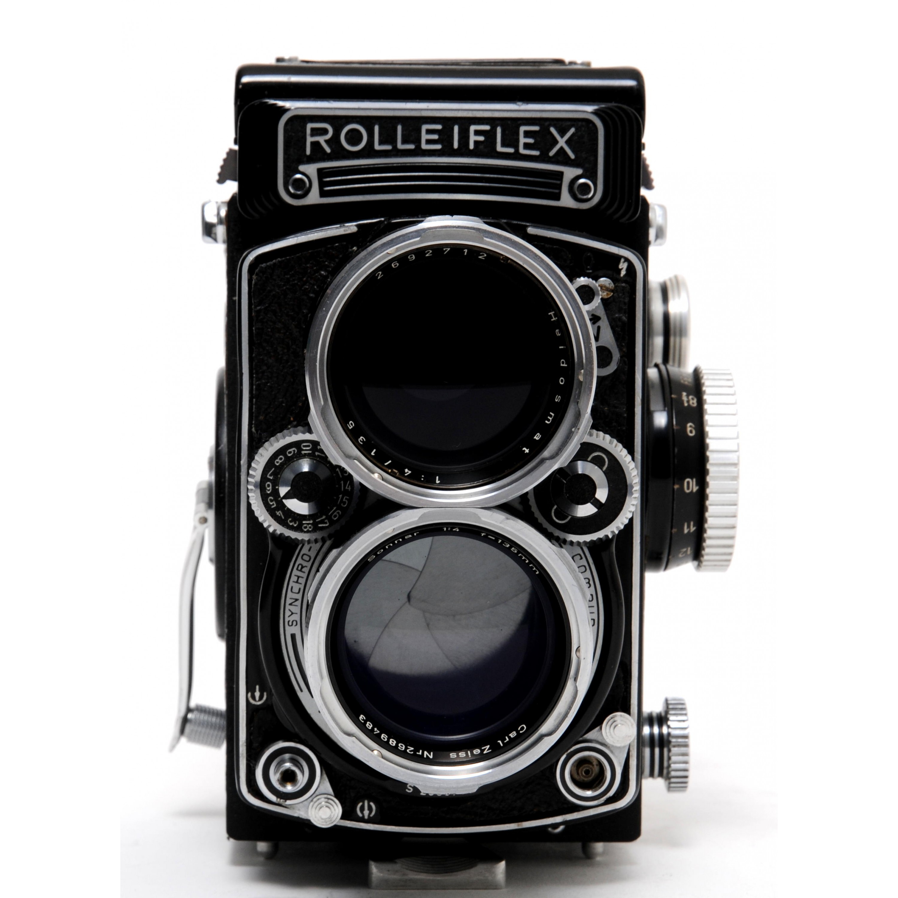 Rolleiflex Tele-Rolleiflex w. 4/135mm Sonnar clean full work
