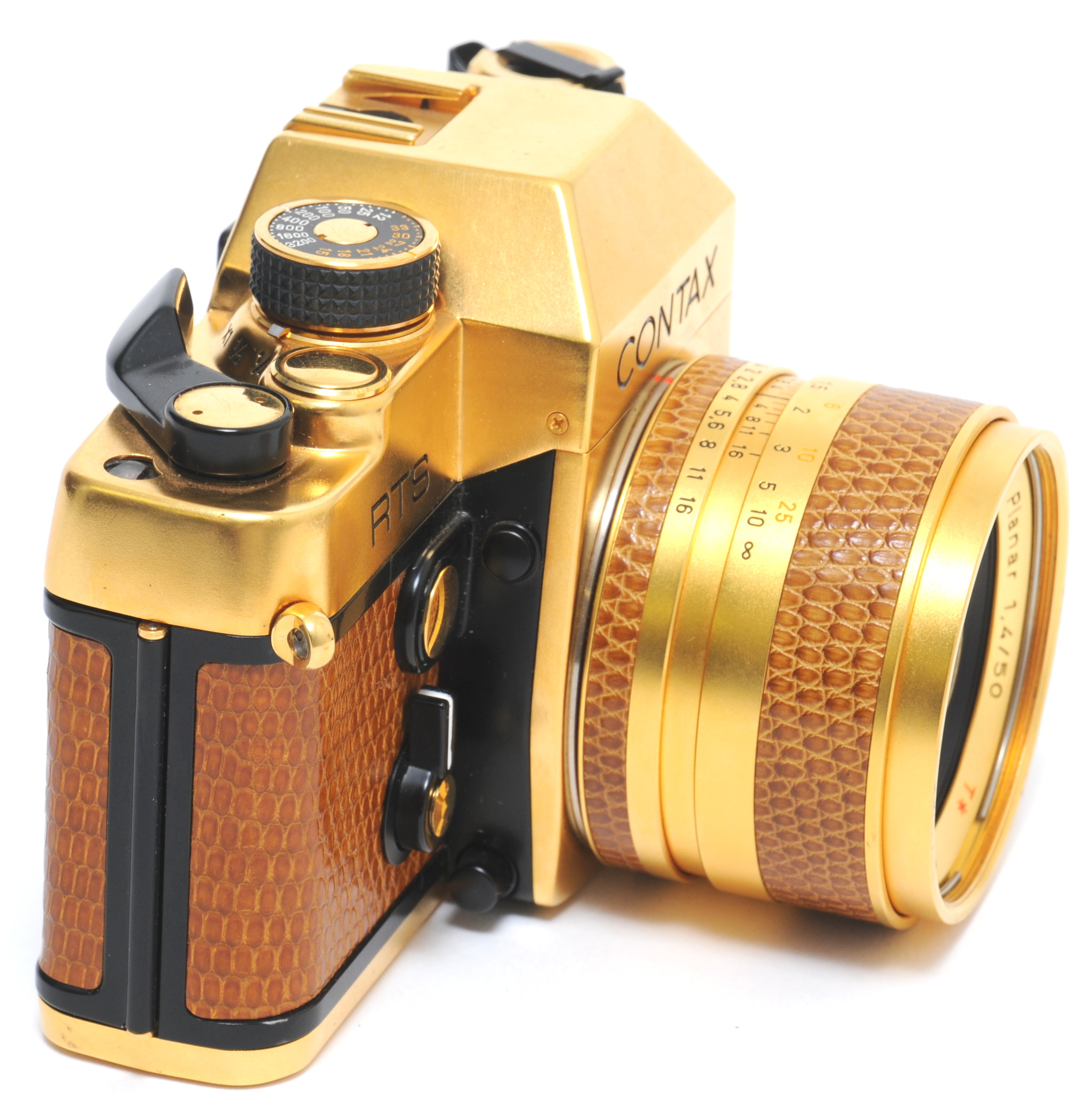 Yashica Contax RTS Gold 50th Anniversary w. Zeiss Planar 1.4