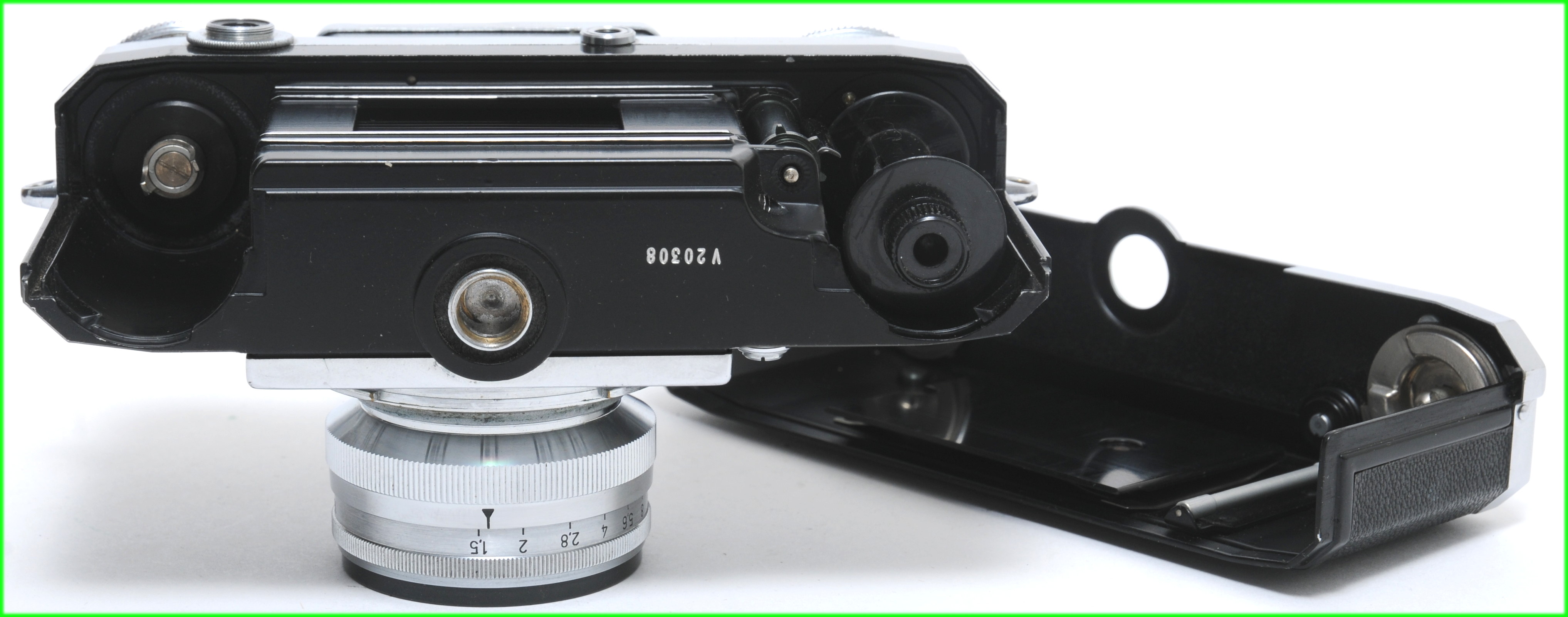 良品 ZEISS IKON CONTAX IIIa Sonnar50mmF1.5 Zeiss Ikon Contax IIIA w. Sonnar 1.5/50 mm SHUTTER