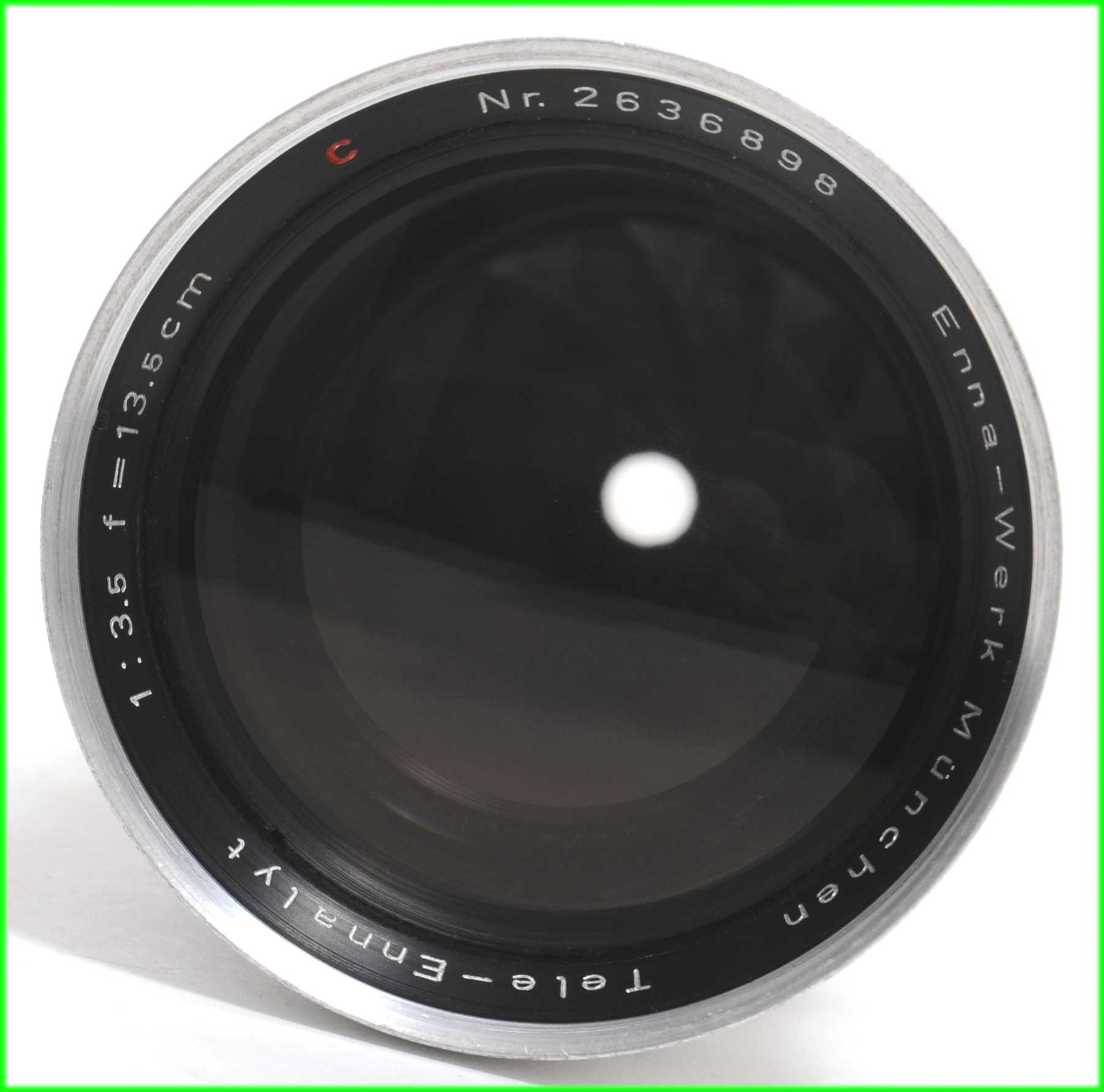 Enna Munich Tele-Ennalyt 3.5/13.5cm red C lens NOTTESTED | eBay