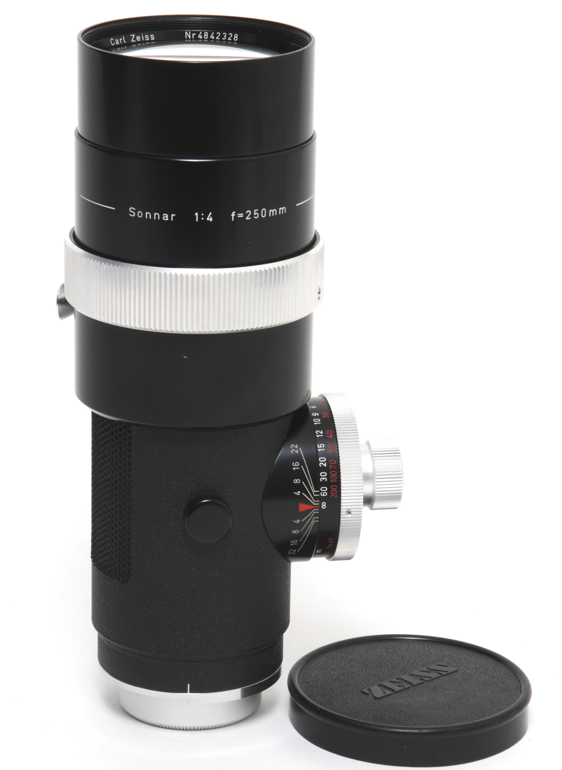 Carl Zeiss for Contarex 4/250 mm Sonnar lens with caps | eBay